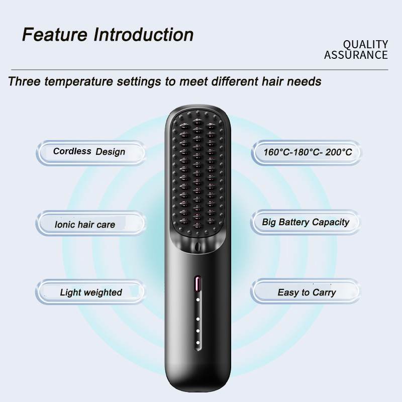 HB-X1 Cordless  Hair Straightener Comb